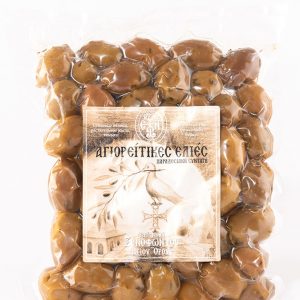 Ἀγιορείτικες Ἐλιές Πράσινες 500gr (Vacuum)
