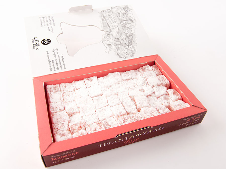 Λουκούμι τριαντάφυλλο μεγάλο κουτί - Image 3