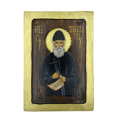 Άγιος Παΐσιος, σκαλιστή ξύλινη